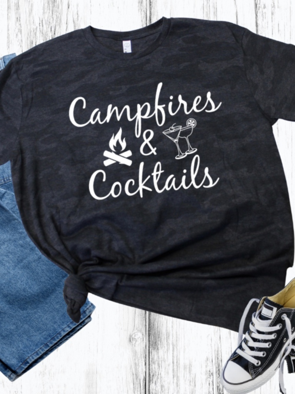 Campfires & Cocktails T-Shirt